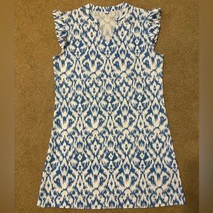 NWOT Blue & White Dress